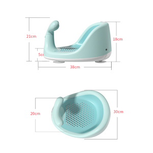 Chaise <span class=keywords><strong>de</strong></span> <span class=keywords><strong>bain</strong></span> pour bébé en forme <span class=keywords><strong>de</strong></span> baleine <span class=keywords><strong>de</strong></span> dessin animé, matériau PP+TPE, siège <span class=keywords><strong>de</strong></span> <span class=keywords><strong>bain</strong></span> antidérapant pour bébé - Product Image 6