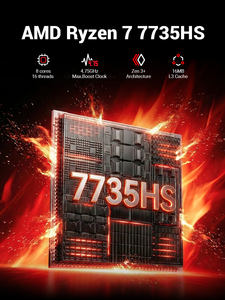 FIREBAT A6 มินิพีซี 7 7735HS ดูอัลแบนด์ WiFi6 BT5.2 DDR5 16GB 512GB เดสก์ท็อปคอมพิวเตอร์สำหรับเล่นเกมหน่วยความจำออนบอร์ดมินิพีซี A6 เกมมิ่งมินิพี - Product Image 6