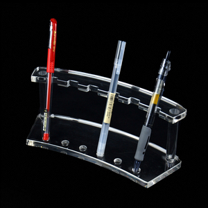 OEM Popolare PMMA Visualizzazione Matita Mensola del desktop Acrilico Trasparente Pen Display del Supporto del basamento per la Cartoleria - Product Image 6