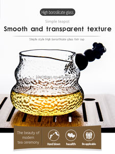 Jarra de té <span class=keywords><strong>kung</strong></span>-<span class=keywords><strong>fu</strong></span> de estilo japonés, vaso de vidrio con forma de martillo, resistente al calor, para ebullición - Product Image 2