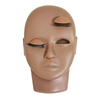 Tête de mannequin d'extension de cils en caoutchouc Xiujiesi Flat Eyelash Training Doll