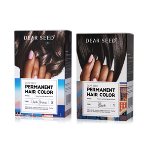 Crema Colorante Permanente per <span class=keywords><strong>Capelli</strong></span> in Doppio Tubo da 500ml, Senza Ammoniaca, con Estratti Erboristici, Kit Anti-Sbiadimento per Uso Professionale e Domestico - Product Image 2