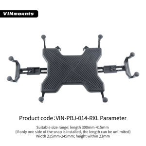Support tablette plastique réglable VINmounts, compatible 12.7 à 15.6 pouces - Product Image 3