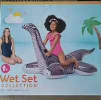 Flotteur de piscine gonflable d'été en PVC personnalisé en forme de Brontosaurus pour enfants, directement de l'usine