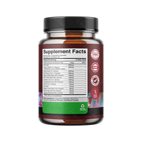Complément de soutien articulaire et détoxifiant à base de plantes pour l'acide urique, marque privée, avec capsules d'extrait de cerise aigre