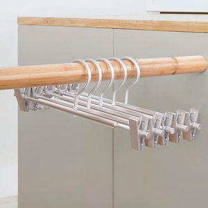 Accesorios para Niños <span class=keywords><strong>Zara</strong></span>, Primavera-Otoño, Hijab Antideslizante con Percha para Pantalones de Una Sola Capa y Estantes de Almacenamiento para Cocina y Baño - Product Image 1
