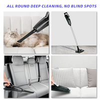 Aspirateur balai sans fil portable, aspirateur sec et humide léger pour la maison, les sols durs, les tapis et le nettoyage de la voiture