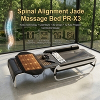 Kore Spine Master V3 V4 Yeşim Taşlı Rulo Kayropraktik Masaj Yatağı Isıtma Terapisi Termal Robotik Masaj Masası Spa Salon Kullanımı İçin