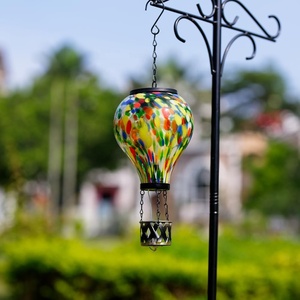 أضواء ملونة مقاومة للماء بولكا دوت لهب وميض LED بالونات ساخنة شمسية مع زاوية شعاع IP44 وقابلة للإضاءة - Product Image 2