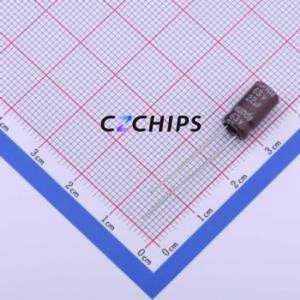 Condensateur électrolytique en aluminium TP2261JMD115RB à montage traversant (THT), D6.3xL11mm 22uF 20% 63V 2.5mm - Product Image 1