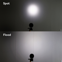 Feux de travail LED tout-terrain de 3 pouces, faisceau spot/diffuse, IP68, Emark, 12V 24V, feux LED supplémentaires pour 4x4, camion, SUV, pick-up, tracteur