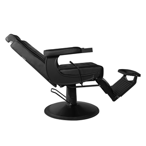 Offre Spéciale de meubles de <span class=keywords><strong>salon</strong></span> de coiffure durable de chaise de barbier inclinable noir <span class=keywords><strong>antique</strong></span> pour des grossistes et des distributeurs - Product Image 2