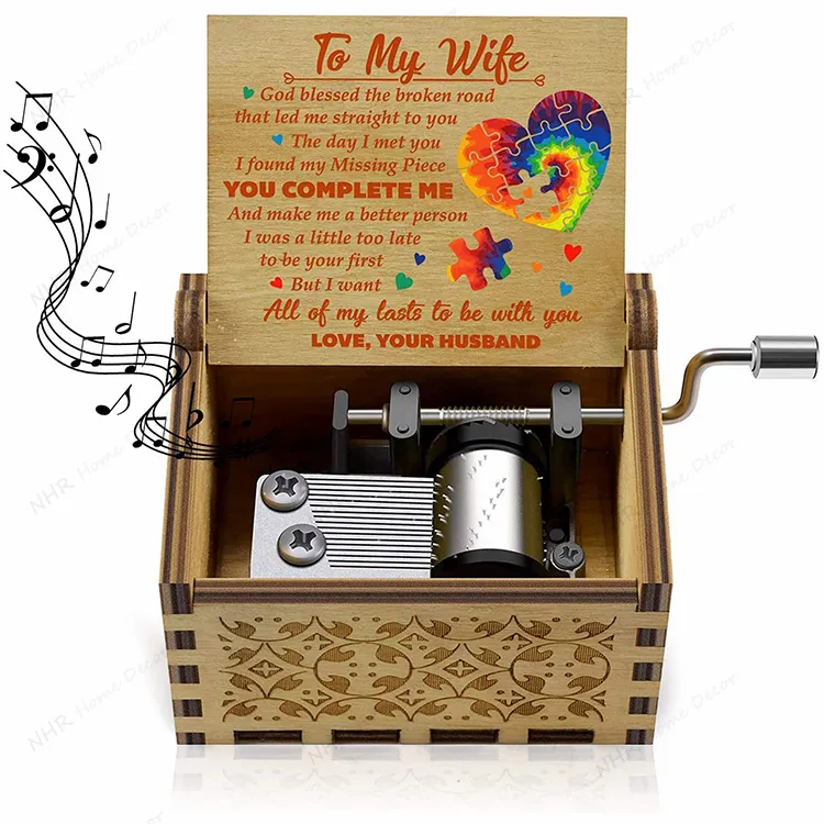 Hot Sale Products Mini Hand Crank A Variety Of Music Can Choose Music Box Chip