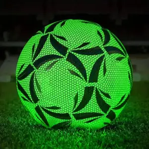 サッカーボールプロサイズPU夜行性発光ボールユース大人トレーニング