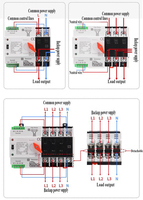 Interrupteur de transfert automatique à double alimentation photovoltaïque 220V 110V 2P 3P 4P 100A ATS