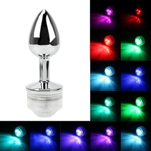 Juguetes sexuales <span class=keywords><strong>para</strong></span> hombres y <span class=keywords><strong>mujeres</strong></span>, masajeador de próstata, tapón Anal, con luz LED y Control remoto, sin vibración - Product Image 3