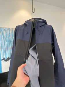 <span class=keywords><strong>Giacca</strong></span> con cappuccio antivento traspirante da <span class=keywords><strong>uomo</strong></span> impermeabile da <span class=keywords><strong>uomo</strong></span> per escursioni a piedi e <span class=keywords><strong>Trekking</strong></span> da viaggio attrezzatura da pioggia calda esterna - Product Image 2