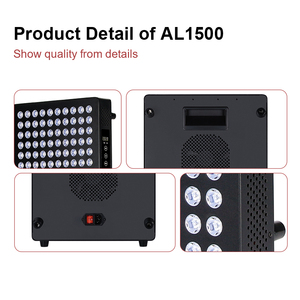 Thẩm mỹ viện toàn thân sử dụng 4 đến 9 bước sóng 455W 180 chiếc LED Bảng điều khiển phòng tắm hơi trị liệu bằng ánh sáng đỏ - Product Image 5