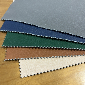 100% POLIURETANO imitación cuero semi PU sofá sintético tela de cuero de alta calidad fabricación de muebles Lowell - Product Image 5