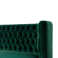 Chaises de salle à manger et canapé banquette de luxe en tissu polaire personnalisé au design moderne pour usage extérieur