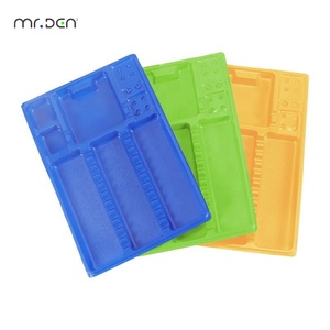 ถาดใส่เครื่องมือทันตกรรมแบบใช้แล้วทิ้ง Mr.Den สีฟ้า ทำจากพลาสติก ทนความร้อนสูง สำหรับใส่วัสดุทันตกรรม - Product Image 1
