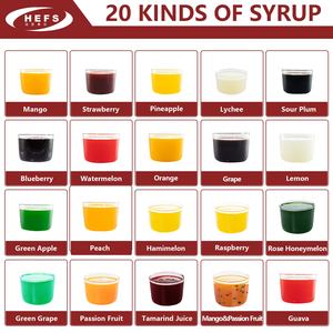 น้ำเชื่อมน้ำผลไม้รมควัน2กก. ส่วนผสมเครื่องดื่มแบบเหลวเข้มข้นสำหรับผลไม้ชานมชาแบรนด์ - Product Image 5