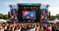 Pantalla LED para Exteriores Vishow6.0 P2.604, Panel de Alquiler para Video Wall de Escenario 500x500mm, Ultra Alta Resolución 7680Hz, IP65 Impermeable, 4500CD HDR10+