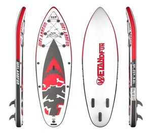 Paddleboard SUP <span class=keywords><strong>gonflable</strong></span> pour <span class=keywords><strong>2</strong></span> + 1 <span class=keywords><strong>personnes</strong></span> Drop Stitch Family Ocean Water Play Paddleboard Accessory - Product Image 4