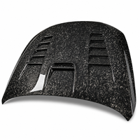 Nouveau capot moteur ventilé vertical en fibre de carbone pour Mitsubishi Lancer EX 2007-2017 à fixation par boulons