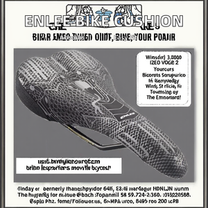 Selle de vélo confortable et amortissante pour VTT, accessoire d'équipement de cyclisme - Product Image 2