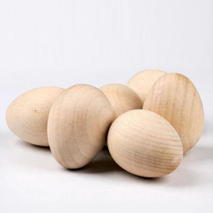 Uova di Pasqua in Legno Personalizzabili, Materiali per <span class=keywords><strong>Disegno</strong></span> Creativo, Decorazioni Pasquali - Product Image 1