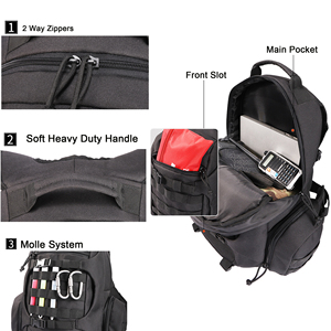 Meilleur noir 20L petit sac à dos de trekking léger ultra-léger imperméable pour hommes et femmes pour continuer - Product Image 4