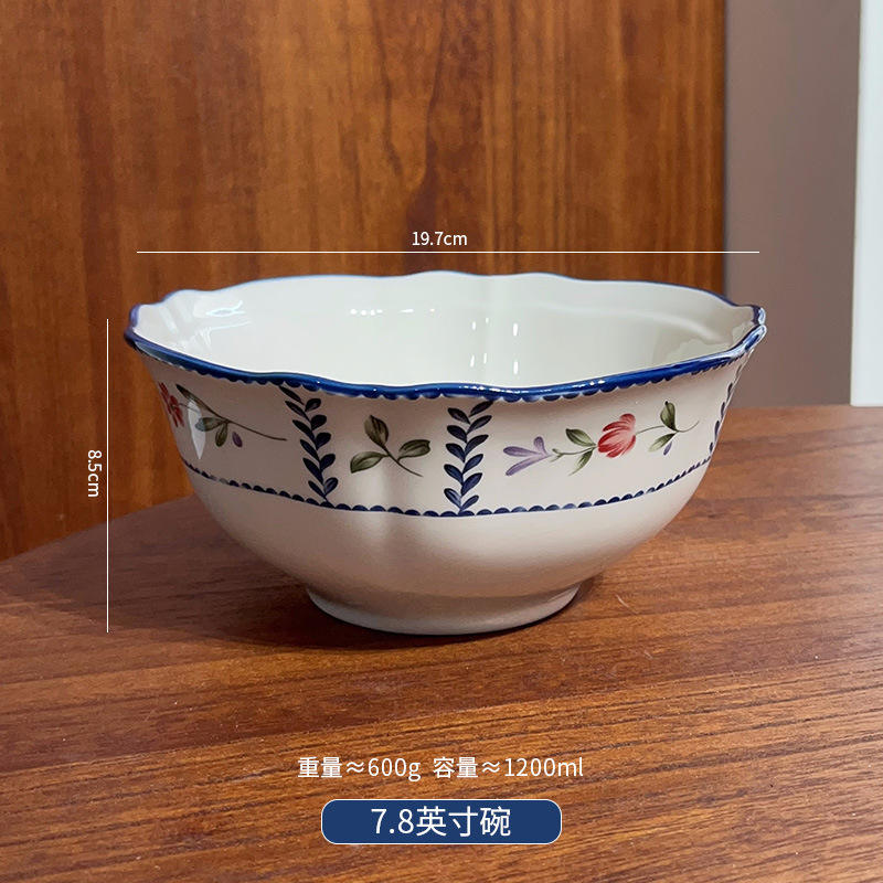 Flower language -7.5 inch bowl