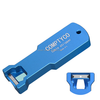 Découpeur longitudinal de gaine de câble à fibre optique avec 1 lame de rechange pour gaines de 8,5 mm, 10,4 mm et 14 mm