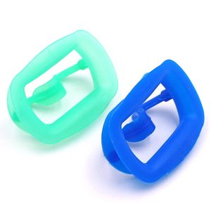 Alat pembuka mulut ortodontik gigi dari karet silikon, retraktor pipi bibir intraoral, retraktor pipi gigi - Product Image 6