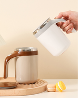 Tasse de mélange électrique en acier inoxydable de 380ml Tasse à café de luxe automatique à agitation automatique pour bureau à domicile