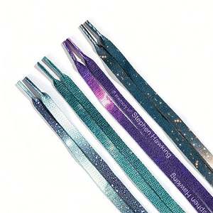 Vendita calda <span class=keywords><strong>di</strong></span> lacci personalizzati per scarpe con Logo a stampa piatta personalizzati - Product Image 3