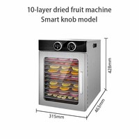 Slimme Groente-En Fruitdrogers Voor Commercieel Huishoudelijk Fruit-En Voedseldehydrators