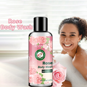 Fragancia Gel de ducha Fragancia de larga duración Todo inglés Venta caliente Jabón corporal perfumado con rosas - Product Image 2