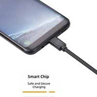 Cable de Carga USB Tipo-C 2A, Cubierta de PVC de Cobre Puro, Compatible con Bancos de Energía para Auriculares y Pequeños Electrodomésticos