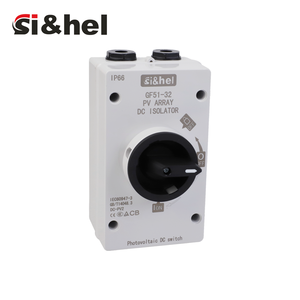 Si & hel gf51 MC4 TUV cấp v0 IP66 không thấm nước năng lượng mặt trời điện áp thấp điều khiển chính quang điện PV DC cách ly Hộp chuyển đổi - Product Image 3