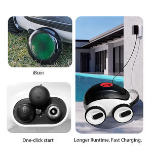 Nettoyeur de <span class=keywords><strong>piscine</strong></span> robotisé sans fil intelligent, planification de trajectoire intelligente, <span class=keywords><strong>batterie</strong></span> 8000 mAh, autonomie de 3 à 4 heures, écologique, pour <span class=keywords><strong>piscine</strong></span> enterrée - Product Image 4
