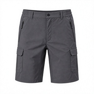 <b>Men's</b> Vintage Elastic Waist Stretch <b>Cargo</b> <b>Shorts</b> Quick Dry Water Repellent <b>Lightweight</b> ODM Outdoor Hiking Travel <b>Shorts</b> - Product Image 1