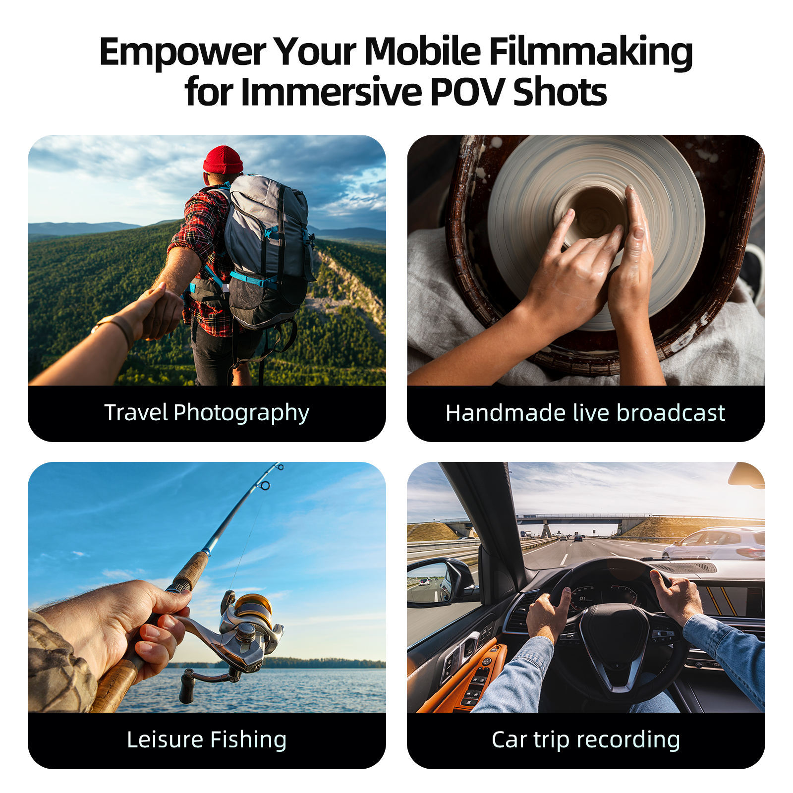 TELESIN Silicone Magnetic Neck Mount Quick Release Hold for Iphone 15 14 13 12 11 10 SAMSUNG HUAWEI XIAOMI Phone Accessories · image 4