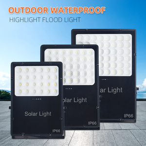 ไฟส่องสว่างกลางแจ้งพลังงานแสงอาทิตย์ความสว่างสูงสำหรับสวน 100W-200W ไฟ LED ส่องสว่างระยะไกล อายุการใช้งานแบตเตอรี่ยาวนาน สำหรับโรงรถ โกดัง ลานบ้าน NJ - Product Image 1