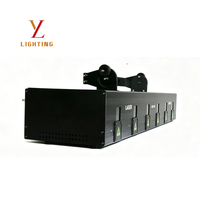 Projecteur laser RGB à 6 yeux avec rotation multi-angles, 62 canaux DMX, éclairage laser professionnel pour spectacles sur scène
