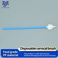 Brosse d'échantillonnage cervicale jetable YSD en PP de qualité médicale, bleue, 20 cm, facile à utiliser
