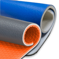 Tapis roulant antidérapant écologique en PVC, sol sportif, absorption des chocs, rouleau en vinyle plastique pour les terrains de basket-ball de la maternelle