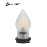 Lampe de présentation verticale mini globe blanc 2,8W, contrôle tactile, sans fil Type-C, forme boule givrée, pour vitrine et décoration