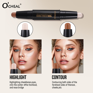 Stick de contouring et bronzant végétalien en crème, haute pigmentation, rose, pour visage, <span class=keywords><strong>yeux</strong></span> et joues, waterproof - Product Image 5